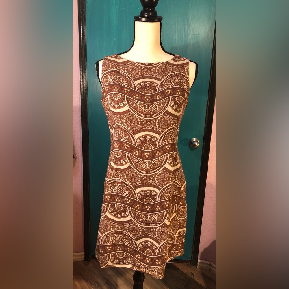 Vintage Boho Mini Dress🌻‎